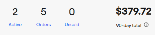 My eBay Stats